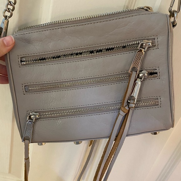 Rebecca Minkoff gray purse - Picture 1 of 7